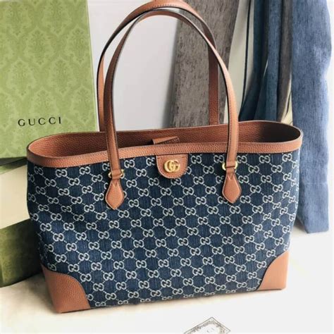 gucci ophidia gg medium tote review|Gucci medium tote black denim.